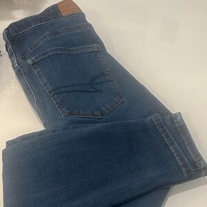 American Eagle Outfitters Dark Blue Skinny Jeans